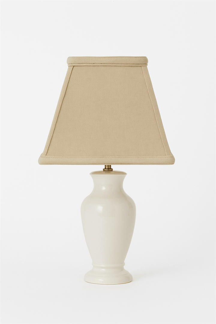 Basic Square Linen Lamp Shade - Beige - Lux Lamp Shades