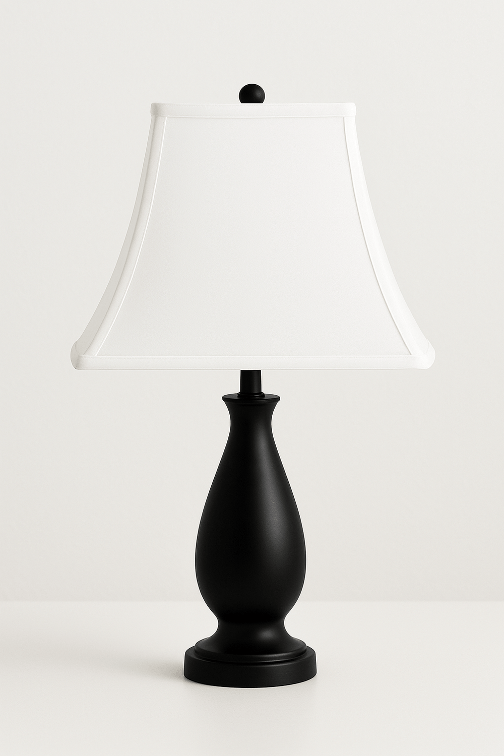 Basic Square Supreme Satin Lamp Shade - Off White - Lux Lamp Shades