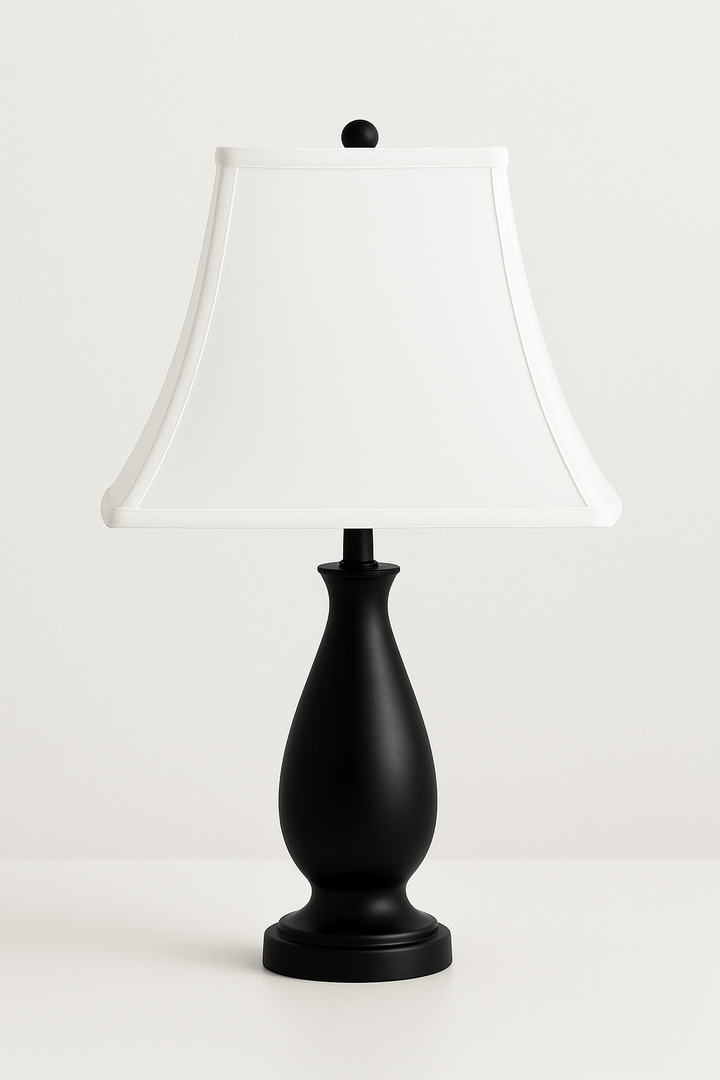 Basic Square Supreme Satin Lamp Shade - Off White - Lux Lamp Shades