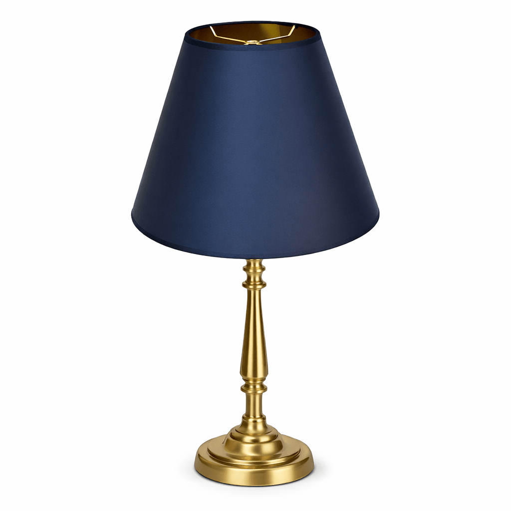 Black & Gold Empire Parchment Lampshade - Lux Lamp Shades