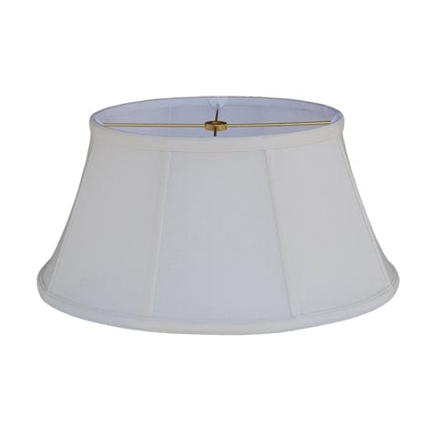 Bouilotte Shallow Empire Anna Rayon Lamp Shade - Off White - Lux Lamp Shades