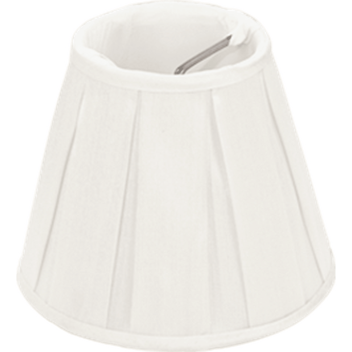Box Pleat Silk Chandelier Lamp Shade - Lux Lamp Shades