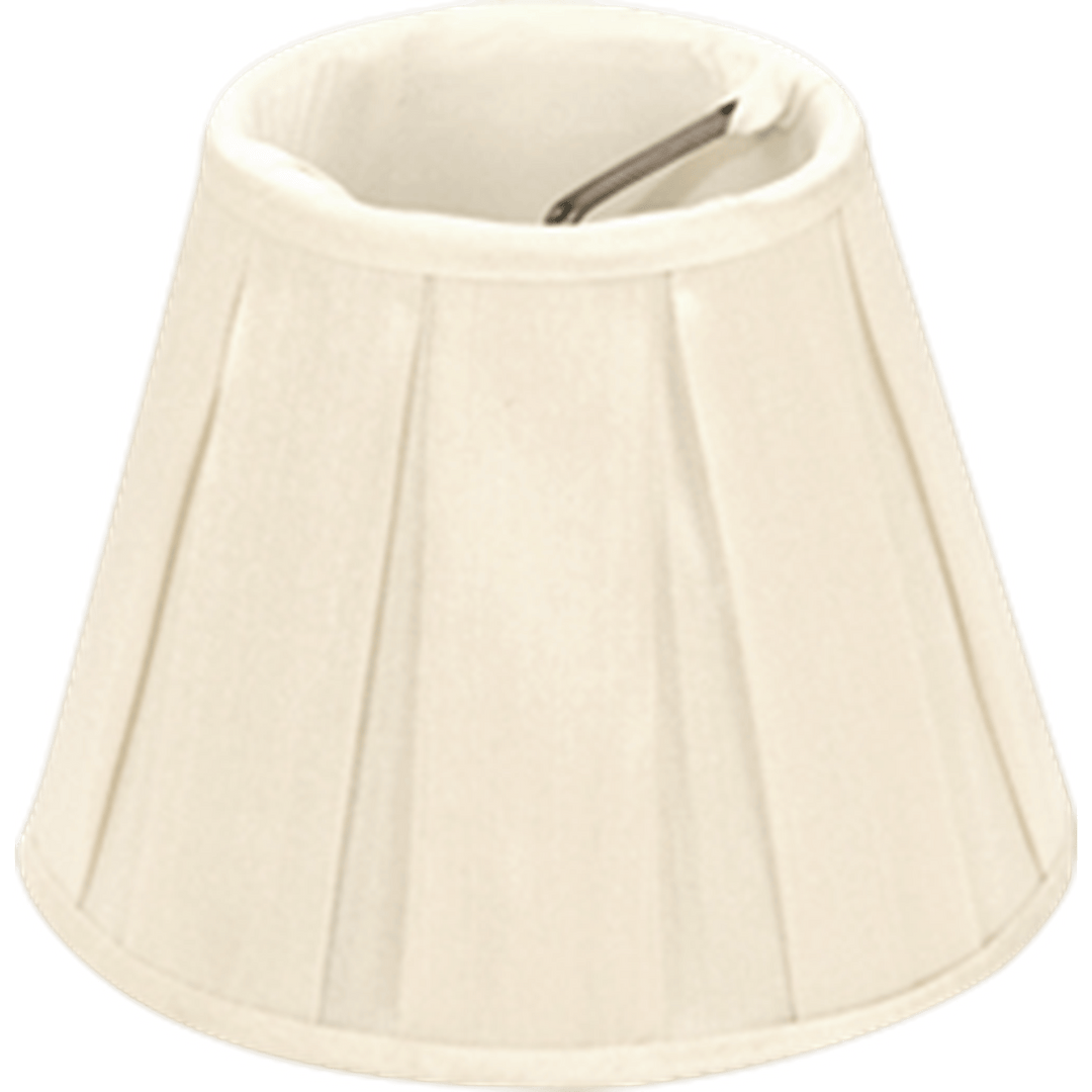 Box Pleat Silk Chandelier Lamp Shade - Lux Lamp Shades