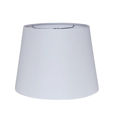 British Empire Hand Rolled Edge Hard Back 100% Pongee Silk Lamp Shade - Oyster - Lux Lamp Shades