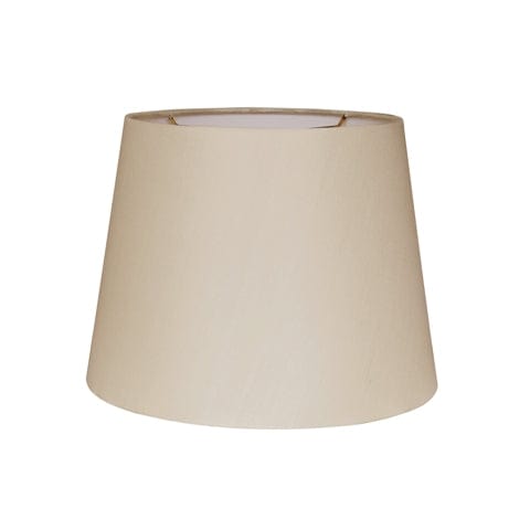 British Empire Hand Rolled Edge Hard Back 100% Pongee Silk Lamp Shade - Sand - Lux Lamp Shades