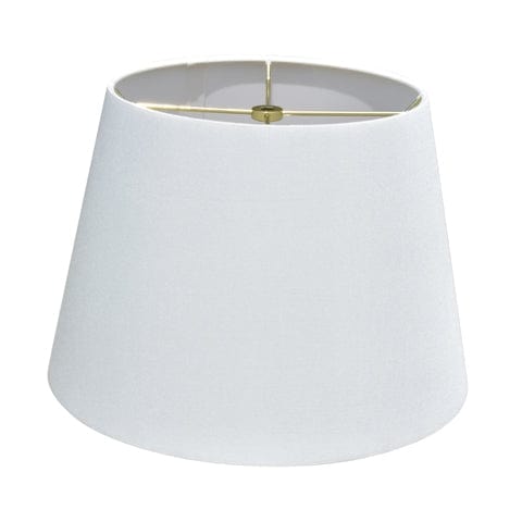 British Empire Hand Rolled Edge Hard Back Anna Rayon Lamp Shade - Bone - Lux Lamp Shades
