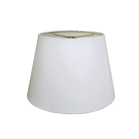 British Empire Hand Rolled Edge Hard Back Anna Rayon Lamp Shade - Off White - Lux Lamp Shades