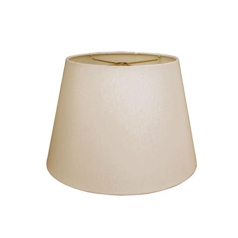 British Empire Hand Rolled Edge Hard Back Anna Rayon Lamp Shade - Sand - Lux Lamp Shades