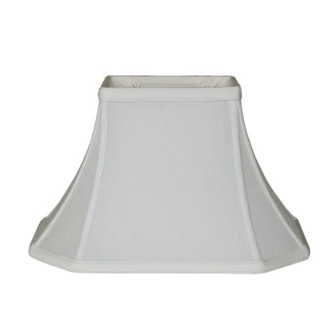 Brussels Rectangle 100% Pongee Silk Lamp Shade - Egg Shell - Lux Lamp Shades
