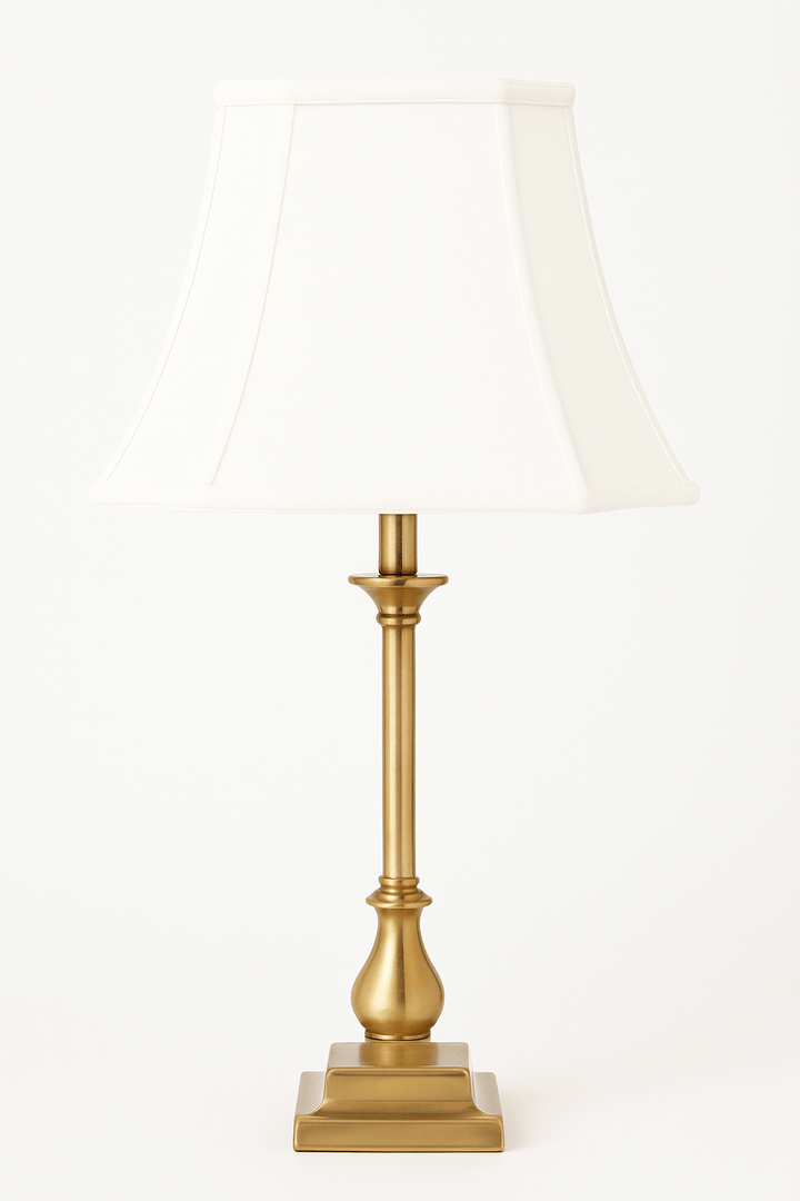 Cambridge Square Supreme Satin Lamp Shade - Natural White - Lux Lamp Shades