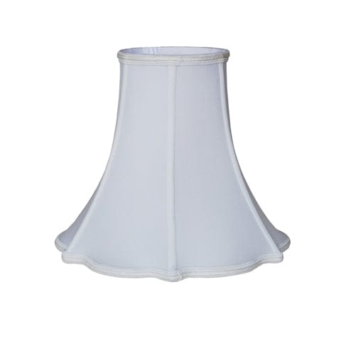Cookie Cutter Bell 100% Pongee Silk Lamp Shade - Oyster - Lux Lamp Shades