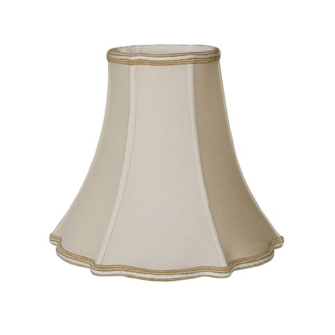 Cookie Cutter Bell 100% Pongee Silk Lamp Shade - Sand - Lux Lamp Shades