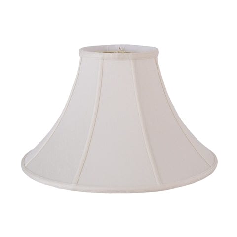 Coolie Bell Supreme Satin Lamp Shade - Off White - Lux Lamp Shades