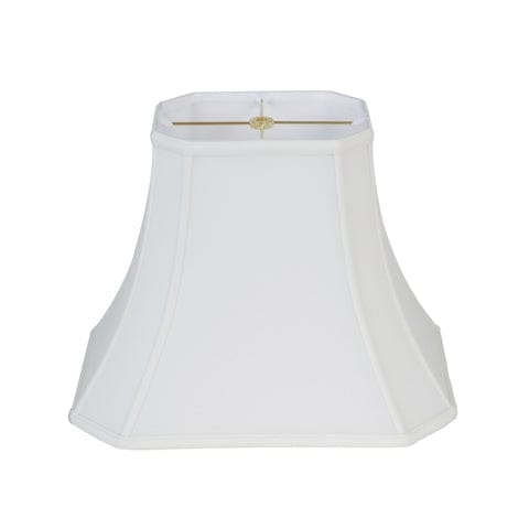 Cut Corner Rectangle Bell Handkerchief Cotton Linen Lamp Shade - Off White - Lux Lamp Shades