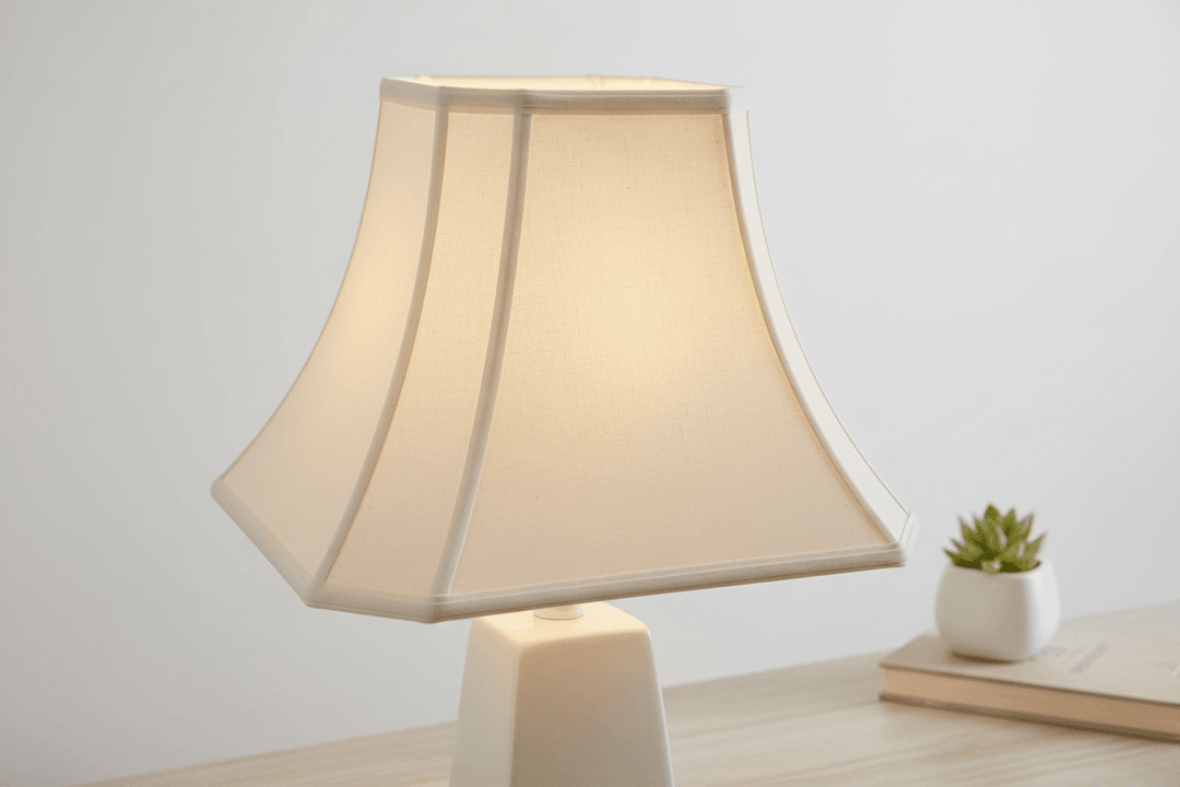 Cut Corner Rectangle Bell Lamp Shades - Available in Five Sizes - Lux Lamp Shades
