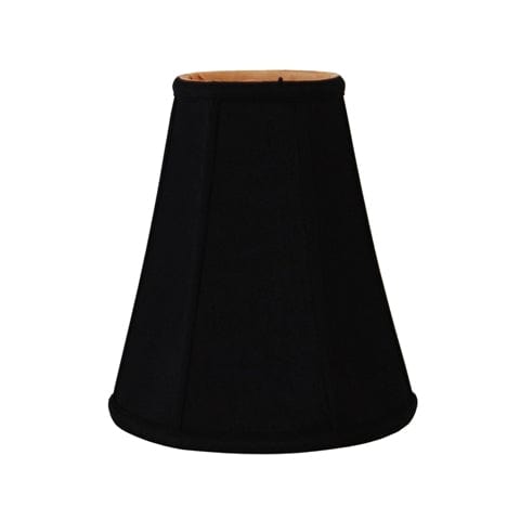 Deep Empire Anna Rayon Lamp Shade - Black Gold Lining - Lux Lamp Shades