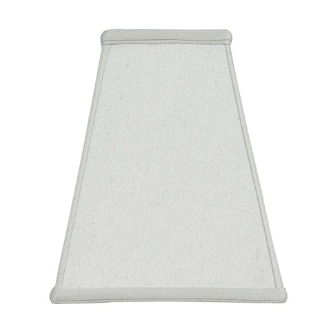 Deep Oblong Supreme Satin Lamp Shade - White - Lux Lamp Shades