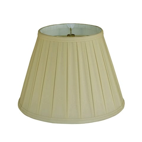 Empire English Pleat 100% Pongee Silk Lamp Shade - Champagne - Lux Lamp Shades