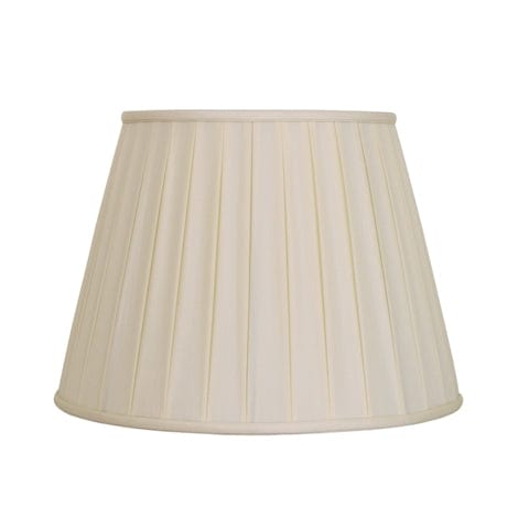 Empire English Pleat 100% Pongee Silk Lamp Shade - Sand - Lux Lamp Shades