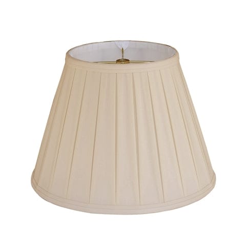 Empire English Pleat Anna Rayon Lamp Shade - Sand - Lux Lamp Shades