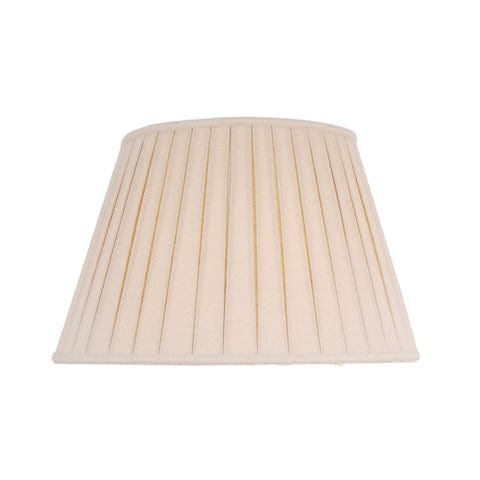 Empire English Pleat Linen Lamp Shade - Off White - Lux Lamp Shades