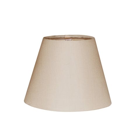 Empire Hand Rolled Edge Hard Back 100% Pongee Silk Lamp Shade - Sand - Lux Lamp Shades