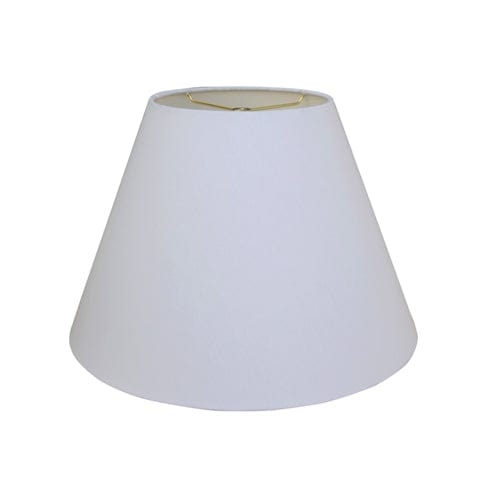 Empire Hand Rolled Edge Hard Back Anna Rayon Lamp Shade - Off White - Lux Lamp Shades