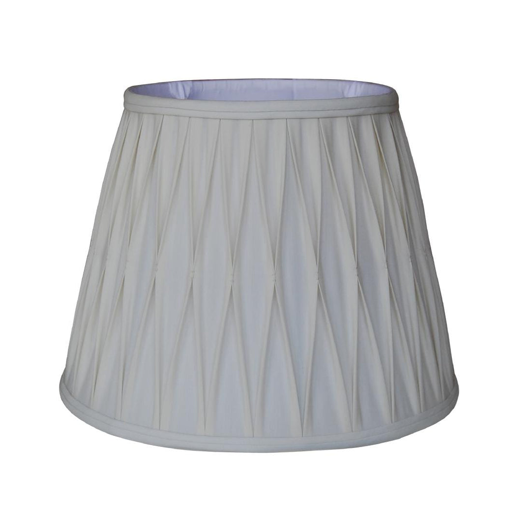 Empire Windsor Pleat Anna Rayon Lamp Shade - Off White - Lux Lamp Shades