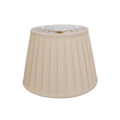 European Empire English Pleat Anna Rayon Lamp Shade - Sand - Lux Lamp Shades