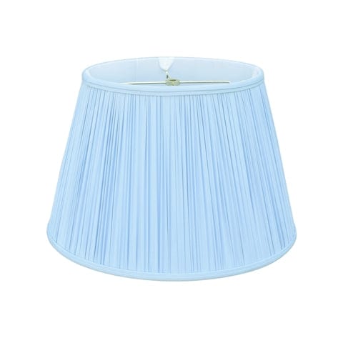European Empire Hand Free Pleat Anna Rayon Lamp Shade - JET Stream - Lux Lamp Shades