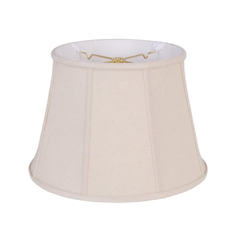 European Empire Linen Lamp Shade - Off White - Lux Lamp Shades