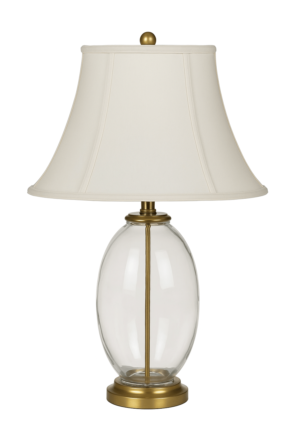 Fancy Bottom Bell Square (Braided Trim) 100% Pongee Silk Lamp Shade - Oyster - Lux Lamp Shades
