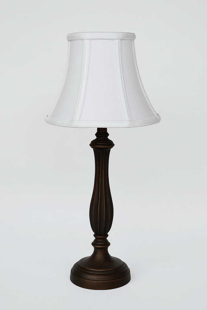 Fancy Octagon 100% Pongee Silk Lamp Shade - Egg Shell - Lux Lamp Shades