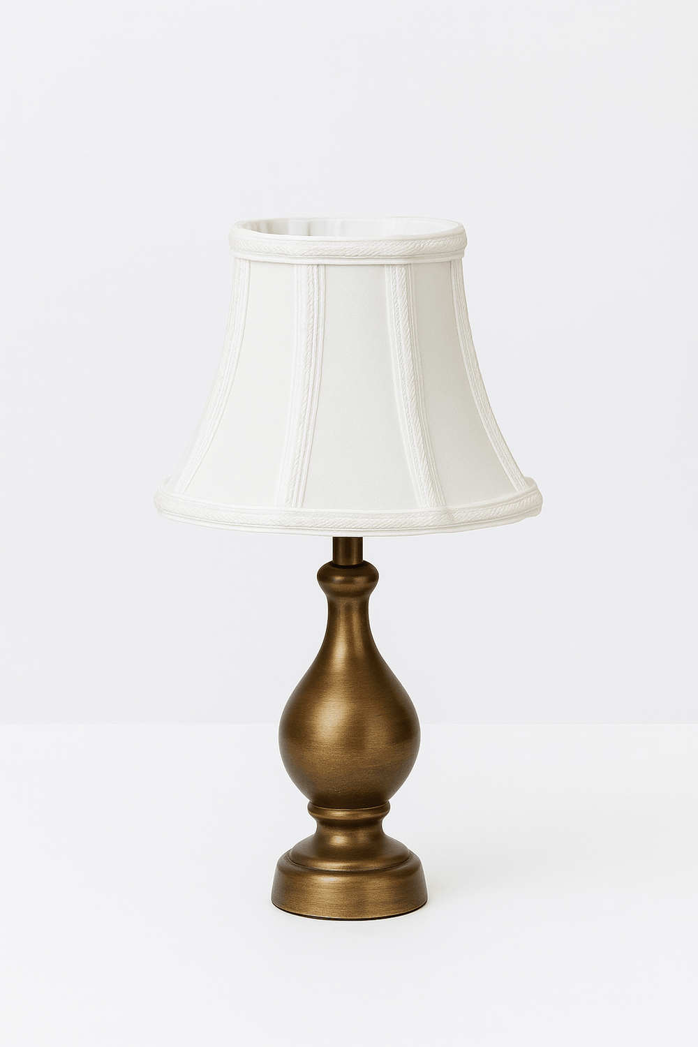 Fancy Octagon 100% Pongee Silk Lamp Shade - Oyster - Lux Lamp Shades