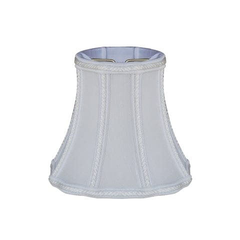 Fancy Octagon 100% Pongee Silk Lamp Shade - Oyster - Lux Lamp Shades