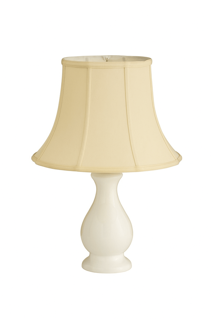 Fancy Octagon Anna Rayon Lamp Shade - Coffee - Lux Lamp Shades