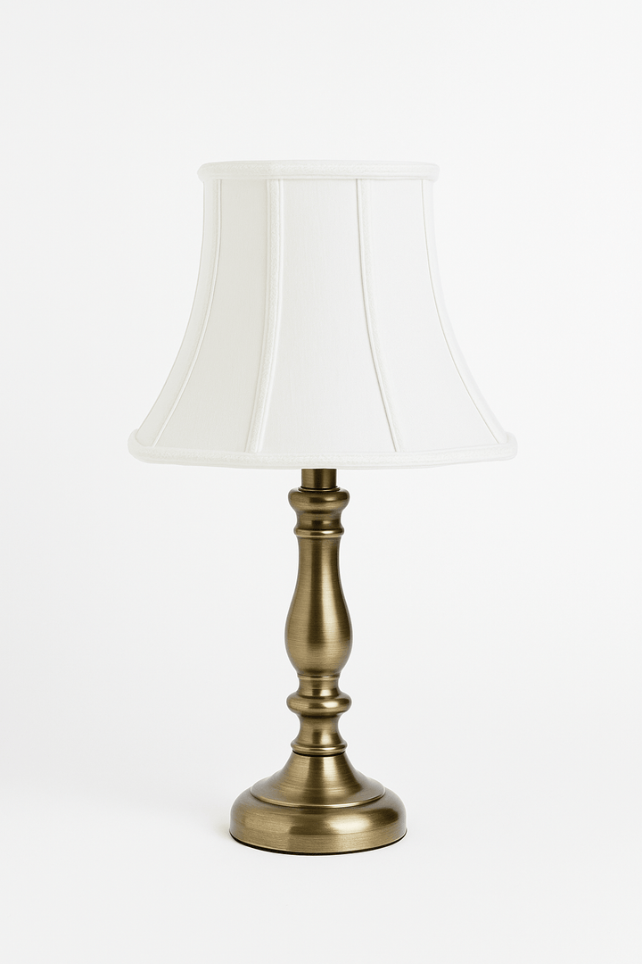 Fancy Octagon Supreme Satin Lamp Shade - Natural White - Lux Lamp Shades