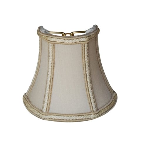 Half Bell Sconce Shade 100% Pongee Silk Lamp Shade - Sand - Lux Lamp Shades