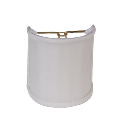 Half Wall Sconce Chandelier 100% Pongee Silk Lamp Shade - Oyster - Lux Lamp Shades