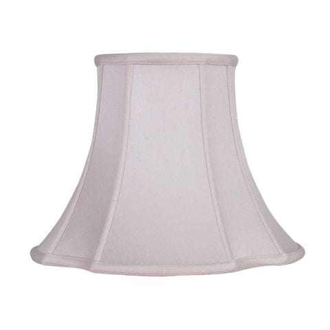 Maltese Bell Supreme Satin Lamp Shade - Off White - Lux Lamp Shades