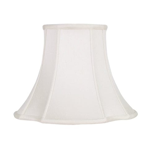 Maltese Bell Supreme Satin Lamp Shade - White - Lux Lamp Shades