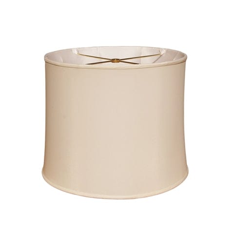 Medium Drum No Hug Anna Rayon Lamp Shade - Sand - Lux Lamp Shades