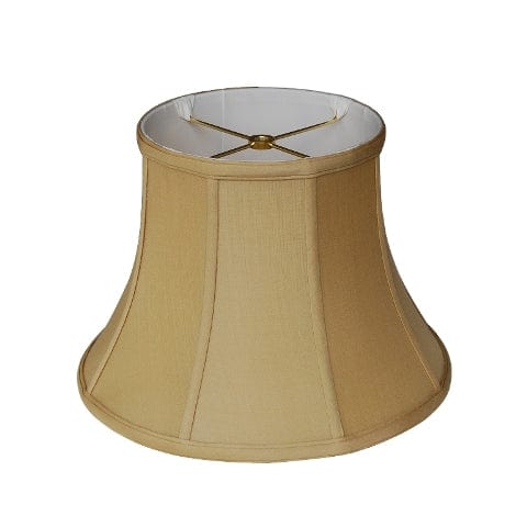 Modified Bell 100% Pongee Silk Lamp Shade - Gold - Lux Lamp Shades