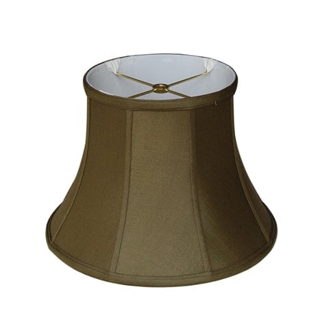 Modified Bell 100% Pongee Silk Lamp Shade - Umber - Lux Lamp Shades