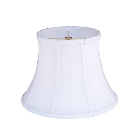 Modified Bell Anna Rayon Lamp Shade - White - Lux Lamp Shades