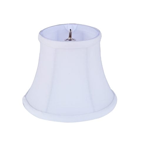 Modified Bell Handkerchief Cotton Linen Lamp Shade - White - Lux Lamp Shades