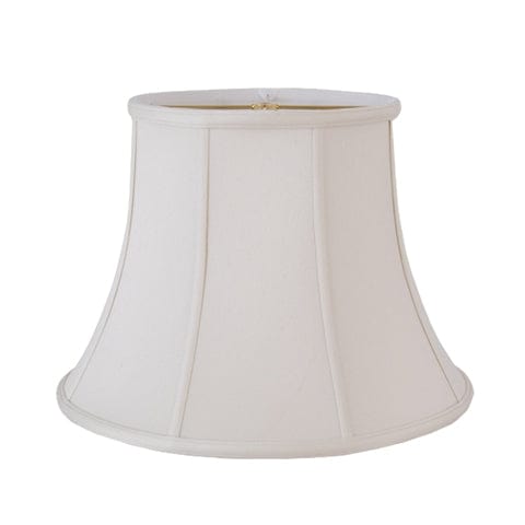 Modified Bell Supreme Satin Lamp Shade - Off White - Lux Lamp Shades