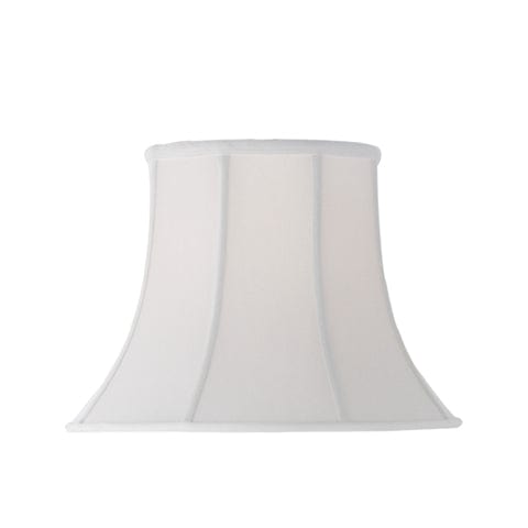 Modified Bell Supreme Satin Lamp Shade - White - Lux Lamp Shades