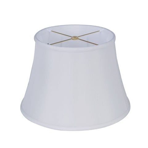 No Hug English Bell Double Lining 100% Pongee Silk Lamp Shade - Oyster - Lux Lamp Shades