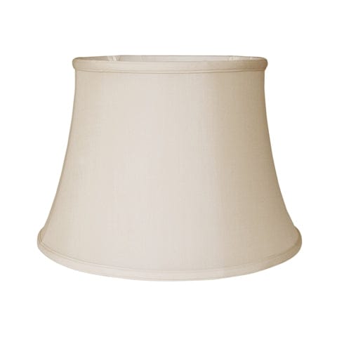 No Hug English Bell Double Lining 100% Pongee Silk Lamp Shade - Sand - Lux Lamp Shades